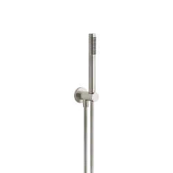 Hand shower set with integrated shower holder - Brushed Platinum - 27 812 660-06