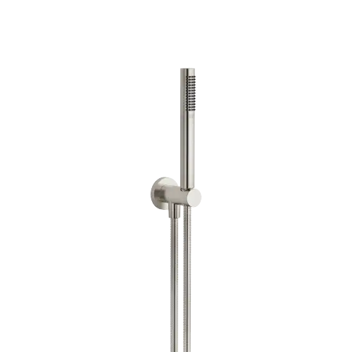 Hand shower set with integrated shower holder - Brushed Platinum - 27 812 660-06