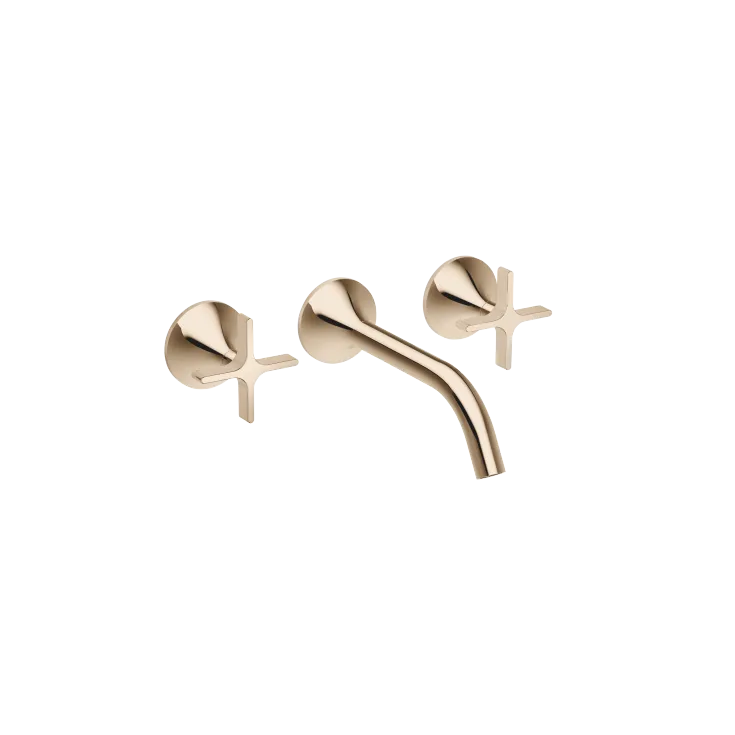 VAIA Wall-mounted basin mixer without pop-up waste - Champagne (22kt Gold) - 36 712 809-47