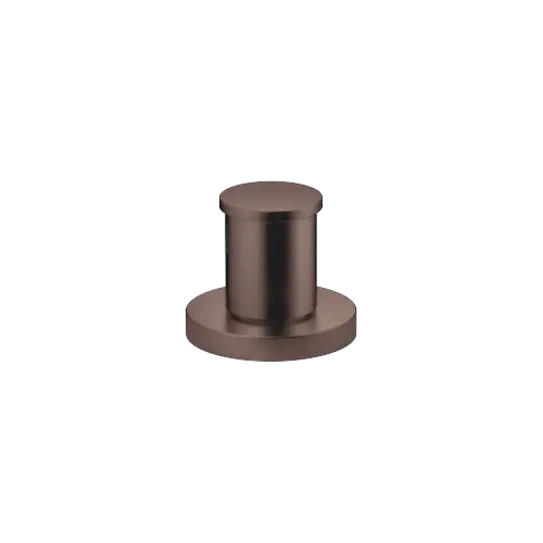 META Two-way diverter for bath rim or tile edge installation - Brushed Dark Bronze (PVD) - 29 140 660-43