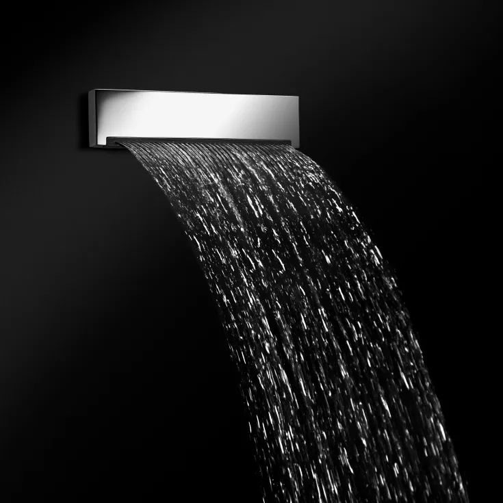 WATER FALL Cascade spout with individual jets for wall mounting - Champagne (22kt Gold) - 13 425 979-47