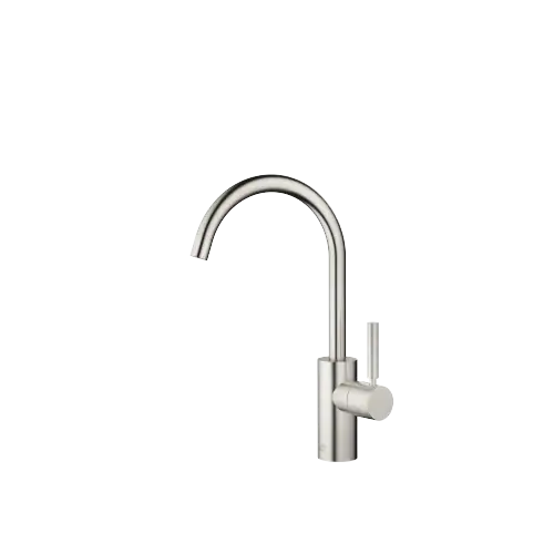 META Single-lever basin mixer without pop-up waste - Brushed Platinum - 33 505 661-06