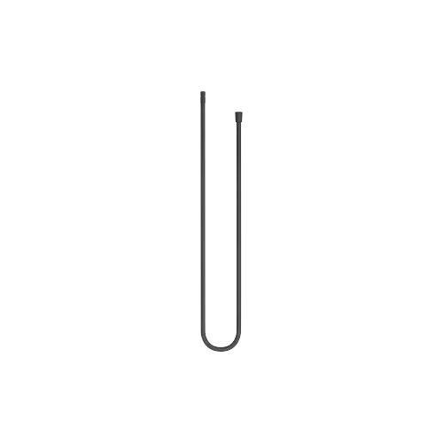 Plastic shower hose 1/2" x 3/8" x 1750 mm - Matte Black - 28 324 970-33