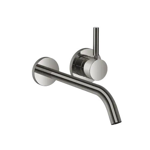 META Wall-mounted single-lever basin mixer without pop-up waste - Dark Chrome - 36 861 660-19 0010