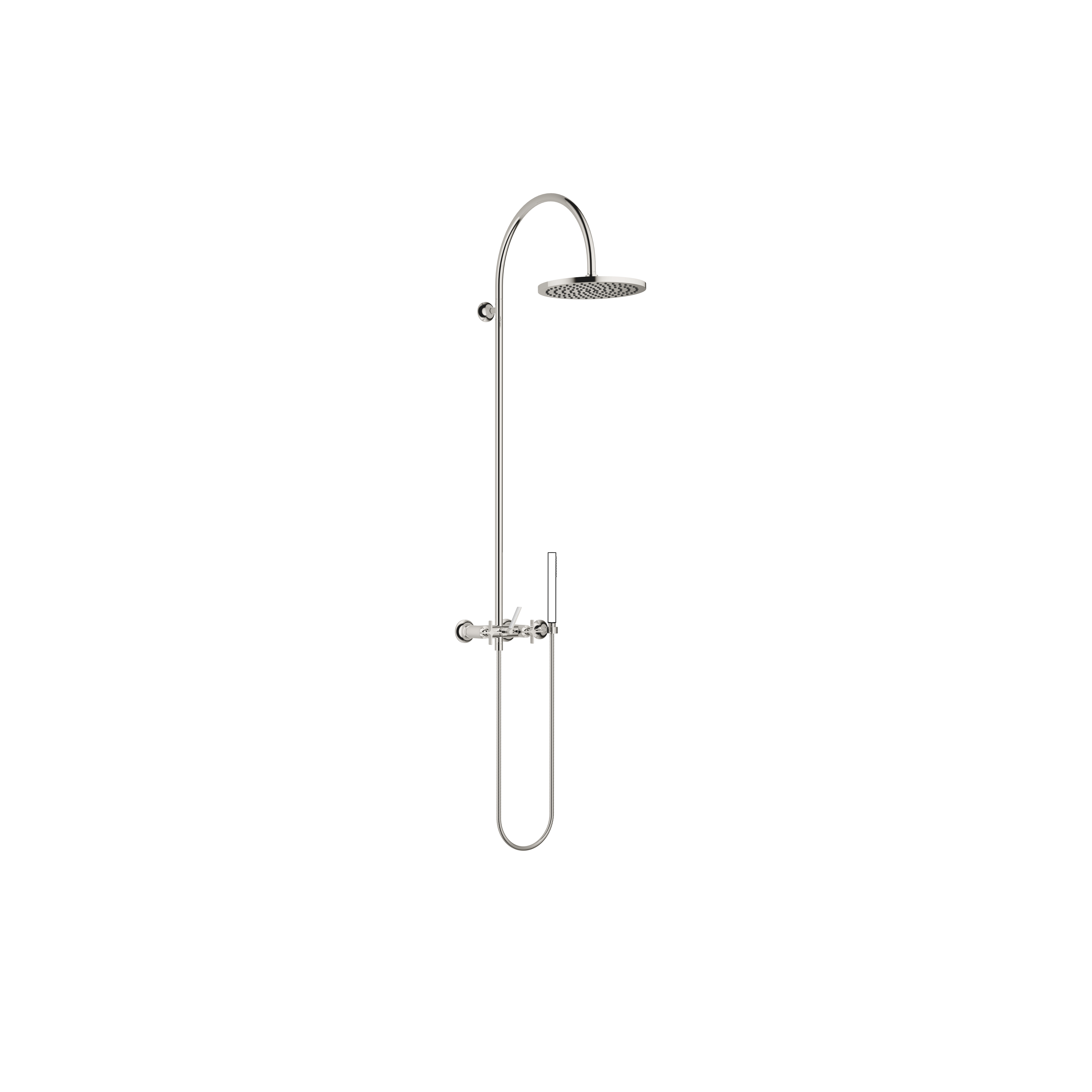 Stainless Steel Concealed Shower Wall Pipe, Connecting Rod Shower