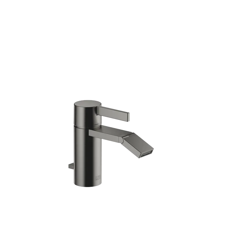 IMO Miscelatore monocomando bidet con piletta  - Dark Platinum spazzolato - 33 600 671-99