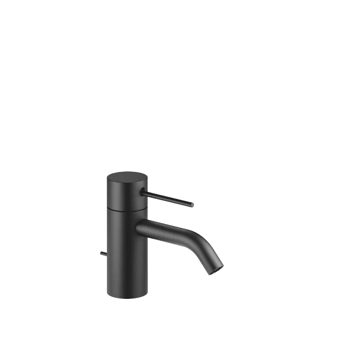META META SLIM Mitigeur monocommande de lavabo avec garniture d'écoulement - Noir mat - 33 501 662-33