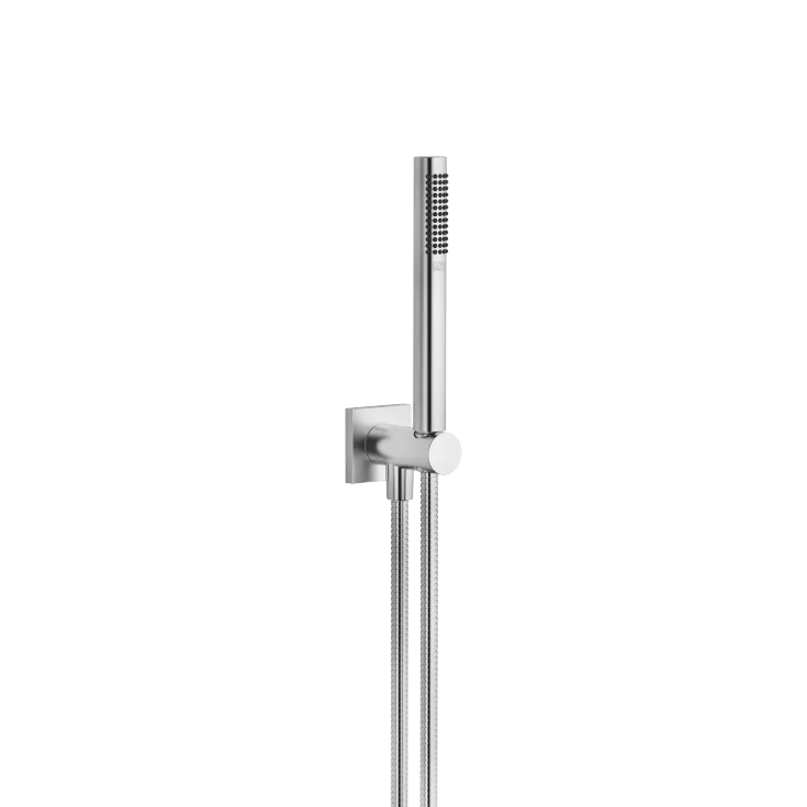 Hand shower set with integrated shower holder - Brushed Chrome - 27 812 970-93