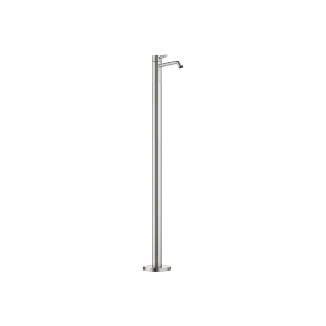 META Mitigeur monocommande de lavabo avec tube vertical sans garniture d’écoulement - Platine brossé - 22 584 660-06