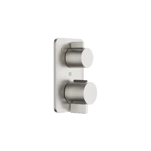 LISSÉ Concealed thermostat with three-way diverter - Brushed Platinum - 36 428 845-06 0010