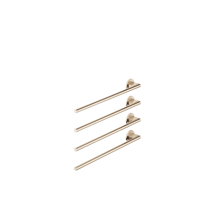 Handtuchwärmer , 4-fach , Ausladung links , ohne Bedienelement - Champagne gebürstet (22kt Gold) - 83 304 979-46