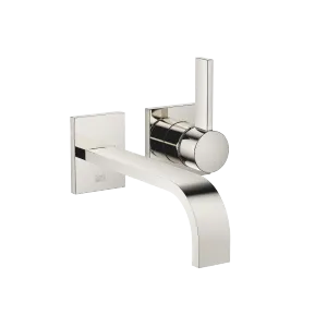 MEM Wall-mounted single-lever basin mixer without pop-up waste - Platinum - 36 861 782-08 0010