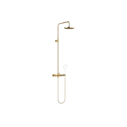 TARA Showerpipe without hand shower 220 mm - Brushed Durabrass (23kt Gold) - 26 633 892-28 0050