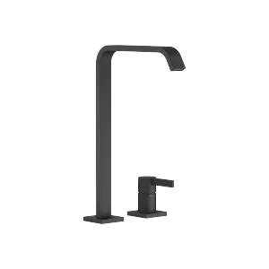 IMO Mitigeur de lavabo à 2 trous avec bec déverseur haut sans garniture d’écoulement - Noir mat - 29 218 671-33
