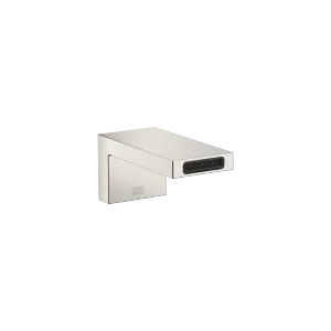 SYMETRICS Wall-mounted basin spout without pop-up waste - Platinum - 13 800 740-08