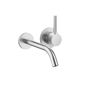 META Wall-mounted single-lever basin mixer without pop-up waste - Brushed Chrome - 36 860 660-93