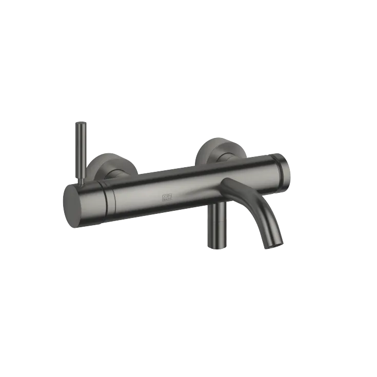 META Single-lever bath mixer for wall mounting without shower set - Brushed Dark Platinum - 33 200 660-99