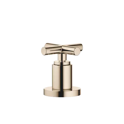 TARA Two-way diverter for bath rim or tile edge installation - Champagne (22kt Gold) - 29 140 892-47