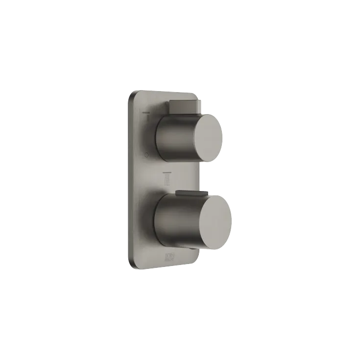 LISSÉ UP-Thermostat mit Dreiwege-Mengenregulierung - Dark Platinum gebürstet - 36 427 845-99