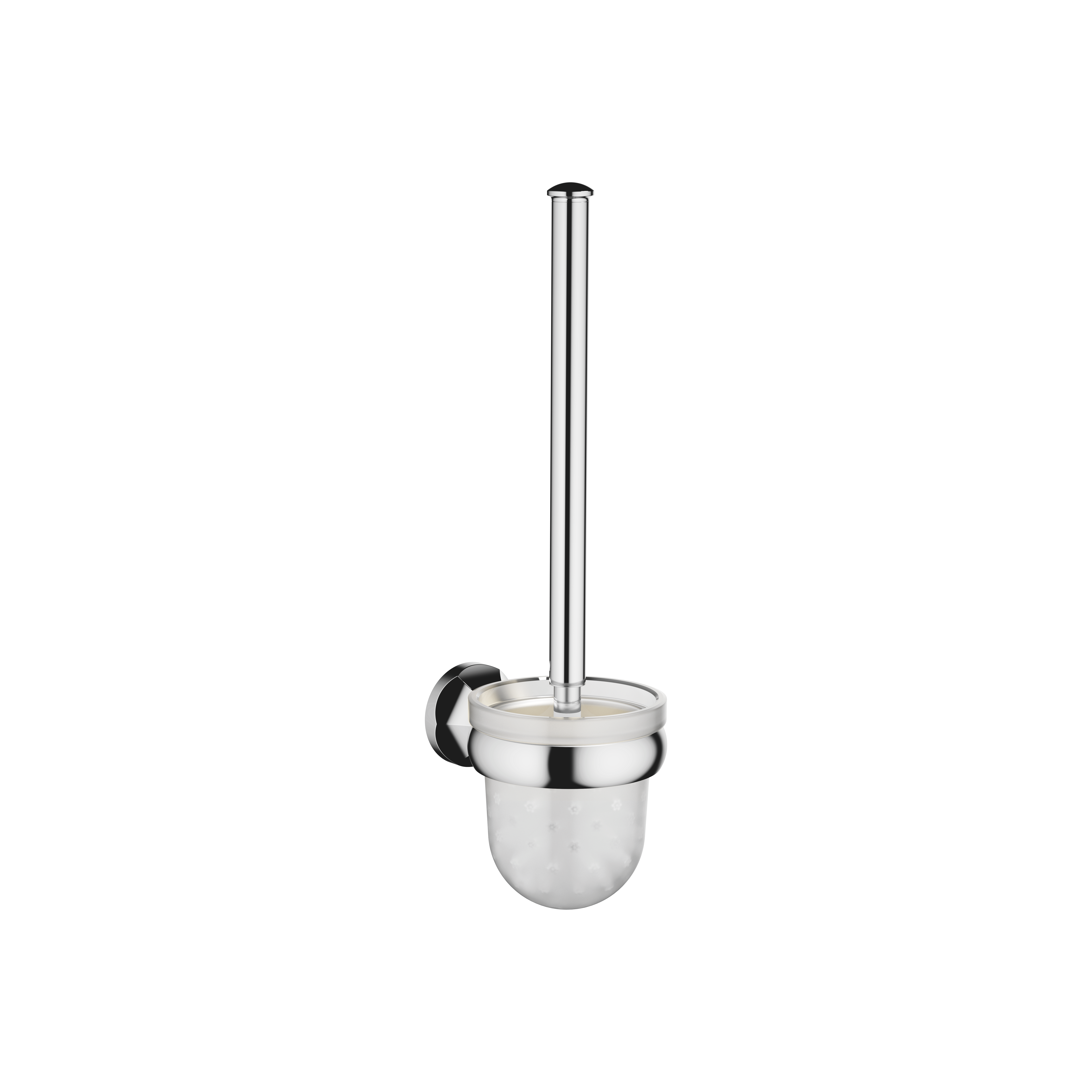 Polished Chrome Bathroom Toilet Brushes Set Wall Mount Toilet