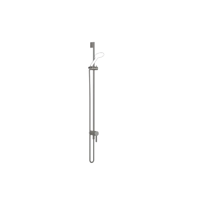 Mitigeur monocommande encastré avec raccord de douche intégré avec garniture de douche sans douchette - Dark Platinum brossé - 36 111 970-99