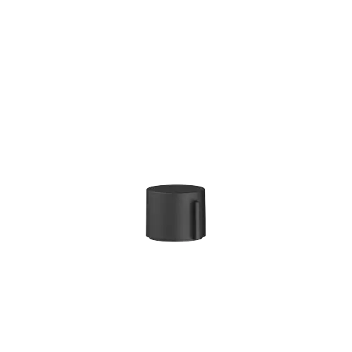 Strainer waste with control handle - Matte Black - 10 712 970-33