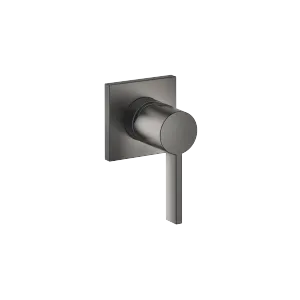 Concealed single-lever mixer with cover plate - Brushed Dark Platinum - 36 060 670-99