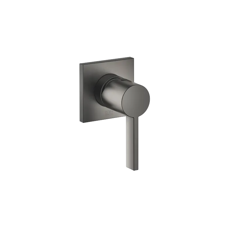 Concealed single-lever mixer with cover plate - Brushed Dark Platinum - 36 060 670-99