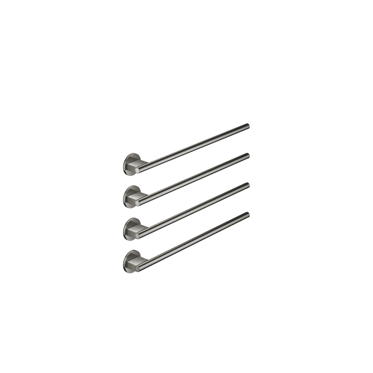 Towel warmer , 4-fold , projection right , without control element - Dark Chrome - 83 314 979-19