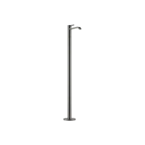 IMO Miscelatore monoforo lavabo con tubo verticale senza piletta - Dark Platinum spazzolato - 22 585 671-99