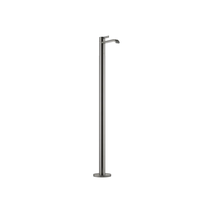 IMO Single-hole basin mixer with stand pipe without pop-up waste - Brushed Dark Platinum - 22 585 671-99