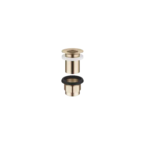 Bonde à grille pour lavabo , 1 1/4" 1 1/4" - Champagne brossé (Or 22cts) - 10 110 970-46