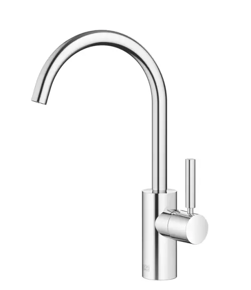 META Single-lever basin mixer without pop-up waste - Brushed Dark Bronze (PVD) - 33 505 661-43 0010