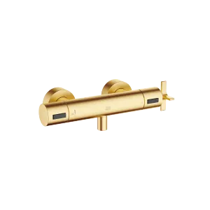 VAIA Shower thermostat - Brushed Durabrass (23kt Gold) - Set containing 2 articles