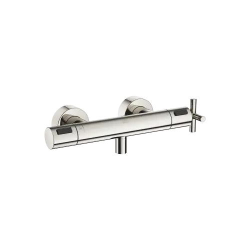 TARA Shower thermostat for wall-mounted installation - Platinum - Set containing 2 articles