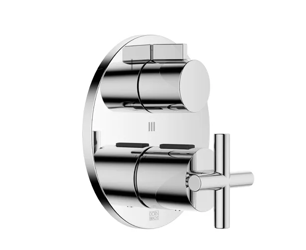 TARA Concealed thermostat with three-way diverter - Brushed Dark Bronze (PVD) - 36 428 892-43 0010