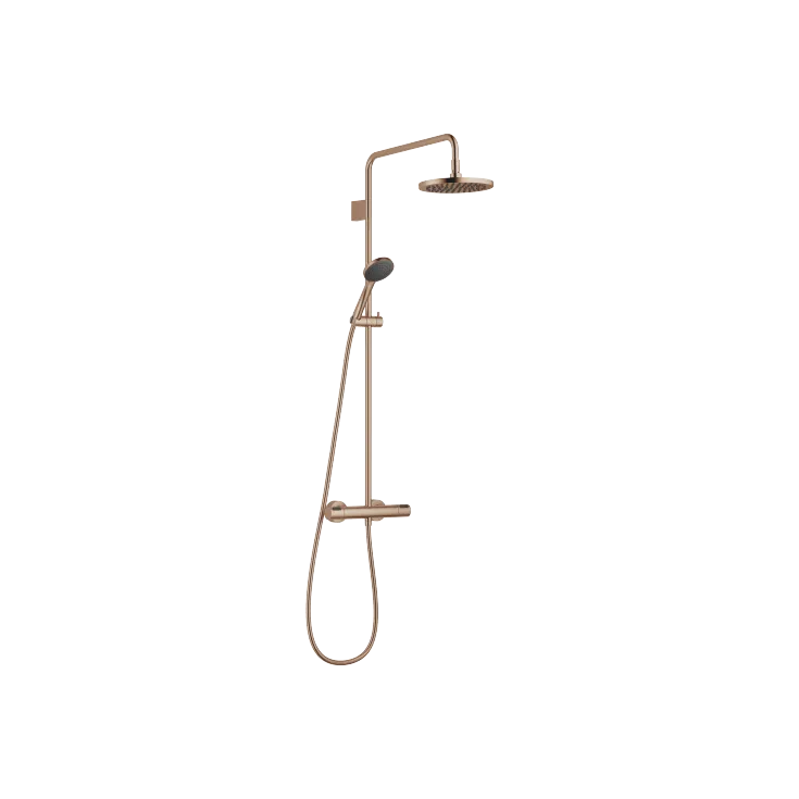 Shower pipe with shower thermostat with hand shower set FlowReduce - Set containing 2 articles