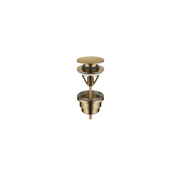Basin Waste with push fastening 1 1/4" - Brushed Dark Brass - 10 125 970-39