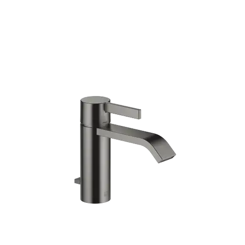IMO Single-lever basin mixer with pop-up waste - Brushed Dark Platinum - 33 502 671-99