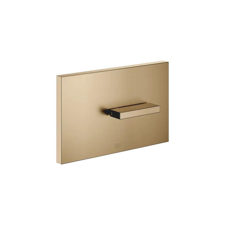 Abdeckplatte für WC-UP-Spülkasten der Firma TeCe - Dark Brass gebürstet - 12 660 979-39