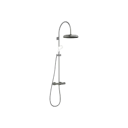 COYA Colonne de douche avec thermostat de douche sans douchette 300 mm - Dark Platinum brossé - 34 465 404-99 0010