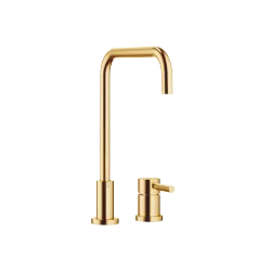 META 02 Two-hole mixer with individual rosettes - Brushed Durabrass (23kt Gold) - 32 815 625-28 0010