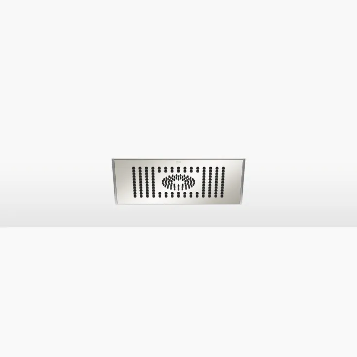 Rain shower for recessed ceiling installation 300 x 240 mm - Platinum - 28 043 980-08 0010