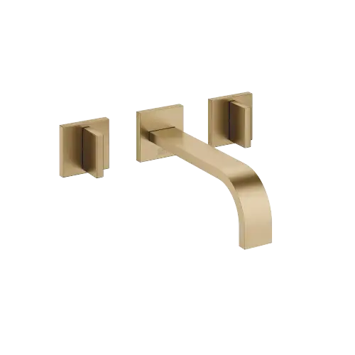 MEM Wall-mounted basin mixer without pop-up waste - Brushed Dark Brass (PVD) - 36 712 782-39 0010