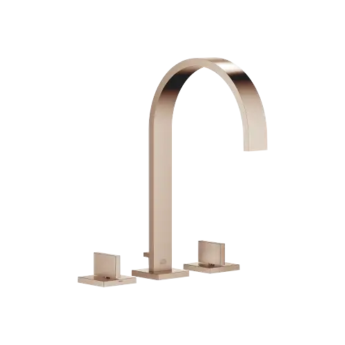 MEM Three-hole lavatory mixer with drain - Brushed Bronze (PVD) - 20 715 782-42 0010