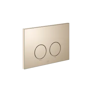 Flush plate for concealed WC cisterns made by Geberit round - Light Gold - 12 665 979-26