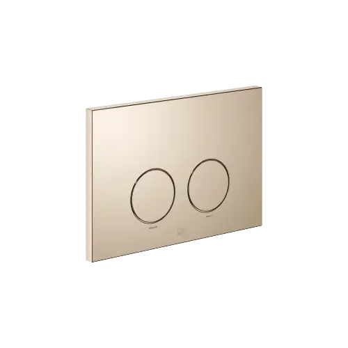 Piastra di lavaggio per cassette WC-UP di Geberit rotondo - Light Gold (PVD) - 12 665 979-26