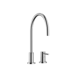 TARA Two-hole mixer with individual rosettes - Brushed Chrome - 32 816 888-93