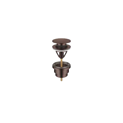 Basin Waste with push fastening 1 1/4" - Brushed Dark Bronze (PVD) - 10 125 970-43