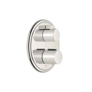 MADISON Thermostat à encastrer avec réglage de débit et robinet d'arrêt intégré - Platine - 36 425 977-08